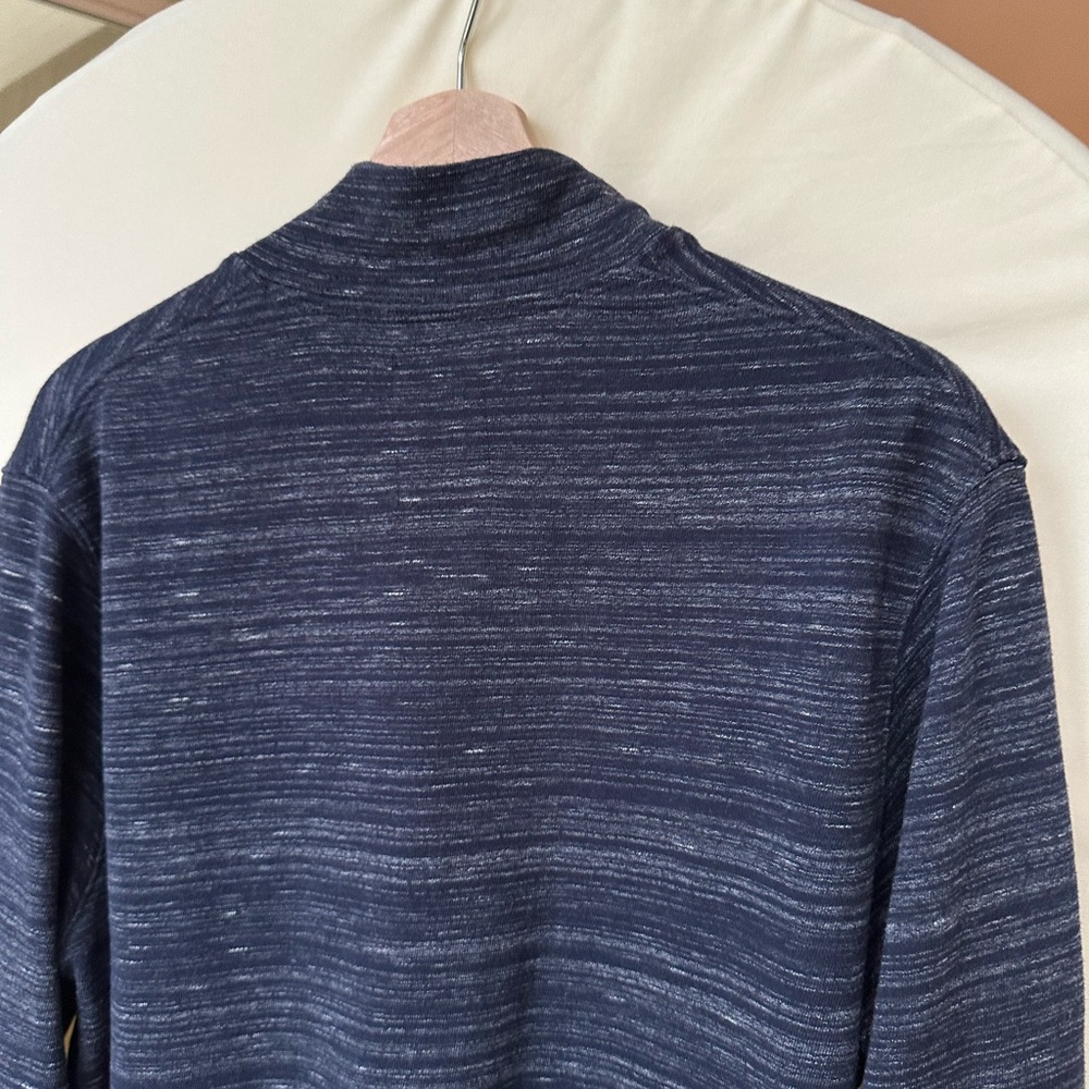 Relwen Loop Back Mock Pullover Sweater - Button H… - image 6